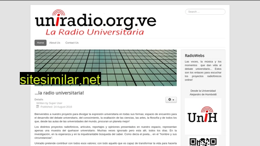 uniradio.org.ve alternative sites