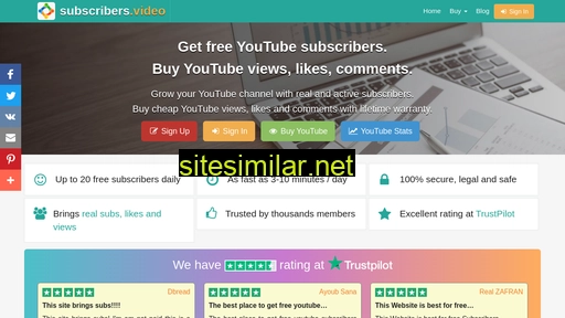 subscribers.video alternative sites