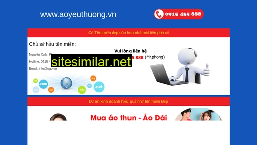 aoyeuthuong.vn alternative sites