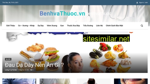 Benhvathuoc similar sites