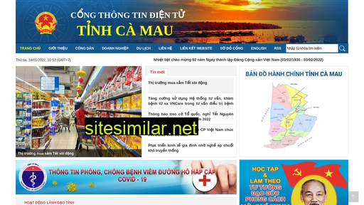 camau.gov.vn alternative sites