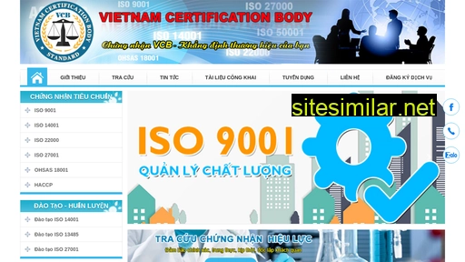 chungnhanvietnam.vn alternative sites