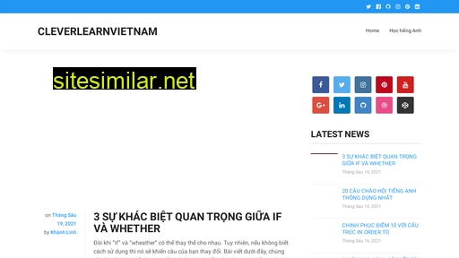 cleverlearnvietnam.vn alternative sites
