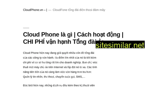 cloudphone.vn alternative sites