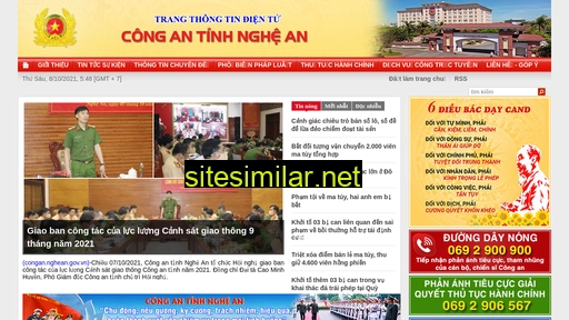 congan.nghean.gov.vn alternative sites