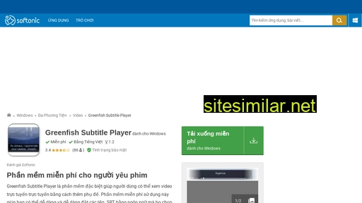 greenfish-subtitle-player.softonic.vn alternative sites