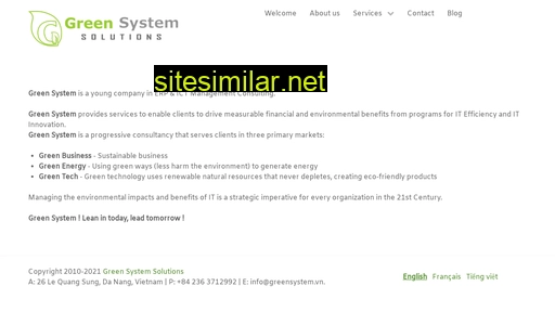 greensystem.vn alternative sites