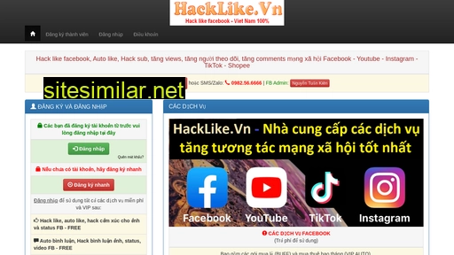 hacklike.vn alternative sites