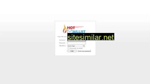 Hotmail similar sites
