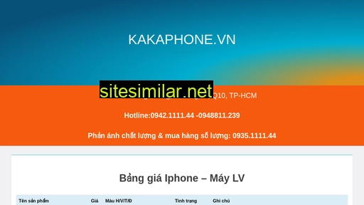 kakaphone.vn alternative sites