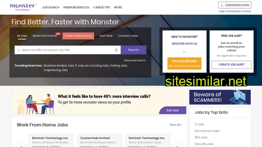 monster.com.vn alternative sites