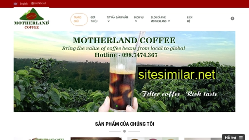 motherlandcoffee.vn alternative sites