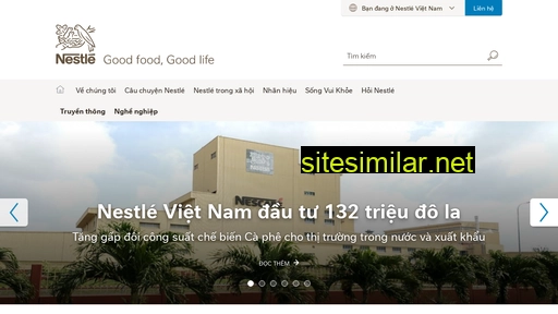 nestle.com.vn alternative sites
