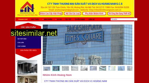 nhomkinhhoangnam.com.vn alternative sites