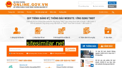 online.gov.vn alternative sites