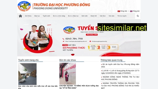 phuongdong.edu.vn alternative sites