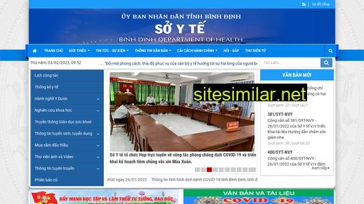 syt.binhdinh.gov.vn alternative sites