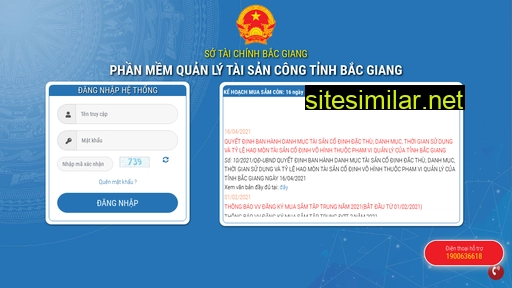 taisancong.bacgiang.gov.vn alternative sites