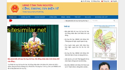 thainguyen.gov.vn alternative sites