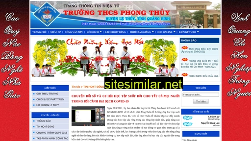 Thcsphongthuy similar sites