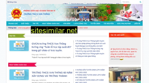 thcsvanthang.edu.vn alternative sites