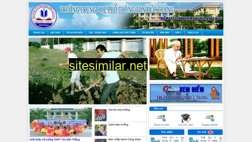 thpttonducthang.edu.vn alternative sites