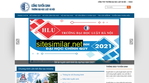 tuyensinh.hlu.edu.vn alternative sites
