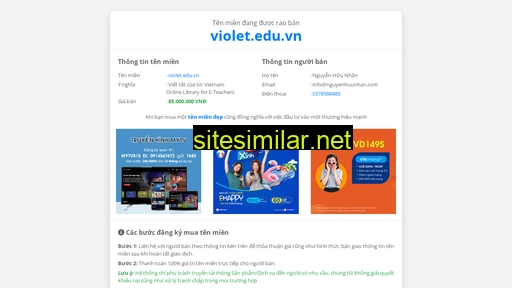 violet.edu.vn alternative sites