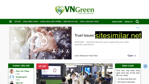 vngreen.vn alternative sites