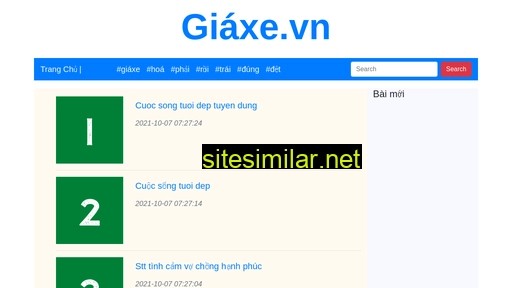 giáxe.vn alternative sites