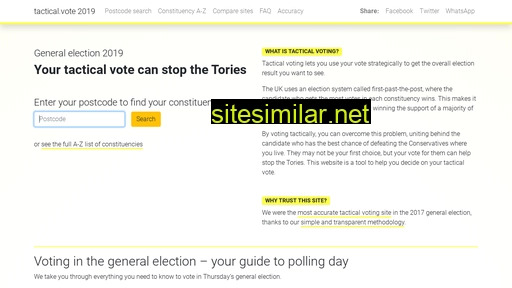 tactical.vote alternative sites