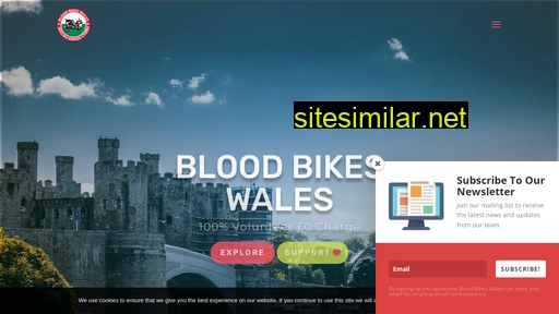 bloodbikes.wales alternative sites
