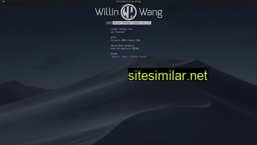 willin.wang alternative sites