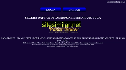 pasarpoker.website alternative sites