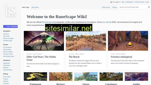 runescape.wiki alternative sites