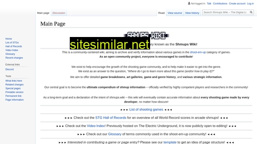 shmups.wiki alternative sites