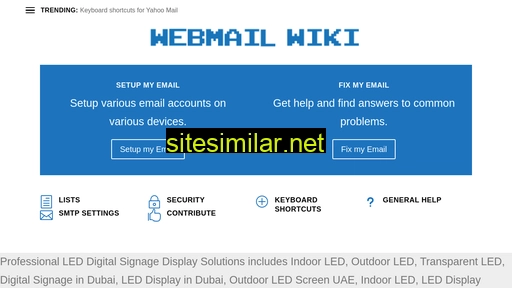 webmail.wiki alternative sites