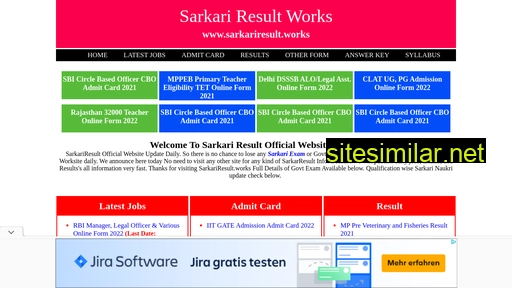 Sarkariresult similar sites