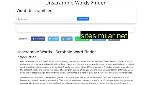 unscramblewords.world alternative sites