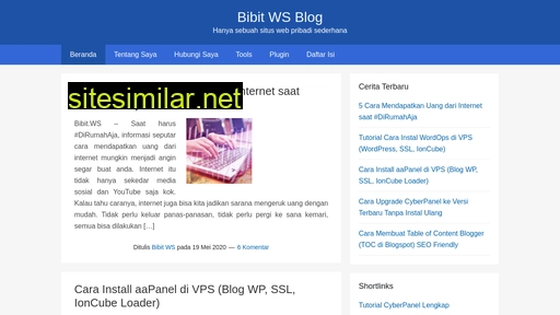 bibit.ws alternative sites
