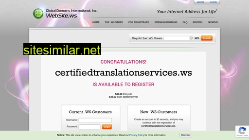 certifiedtranslationservices.ws alternative sites