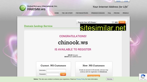 chinook.ws alternative sites