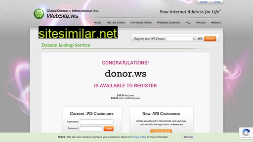 donor.ws alternative sites