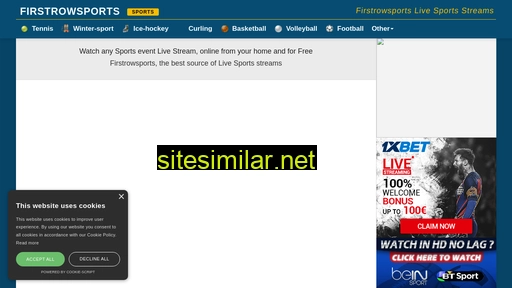 Firstrowsports similar sites