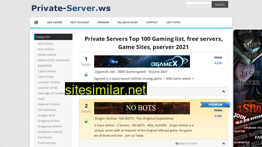 private-server.ws alternative sites
