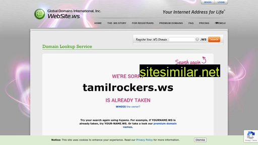 tamilrockers.ws alternative sites
