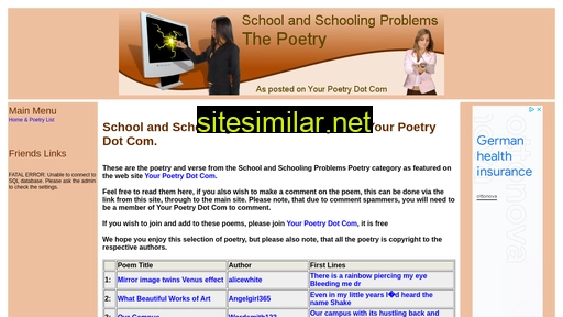 Your-poetry similar sites