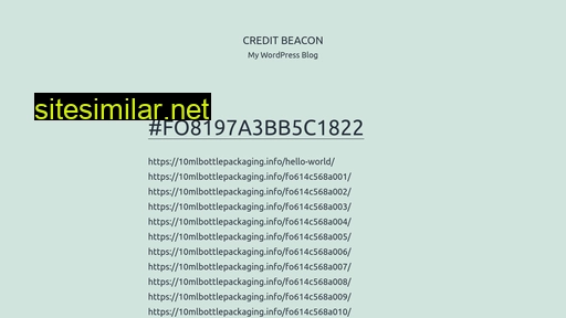 Creditbeacon similar sites