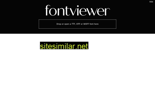 Fontviewer similar sites