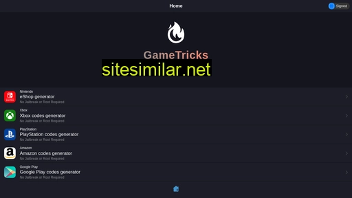 gametricks.xyz alternative sites